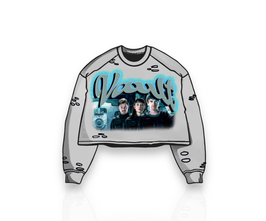 Ash Rhinestone Movie Crewneck